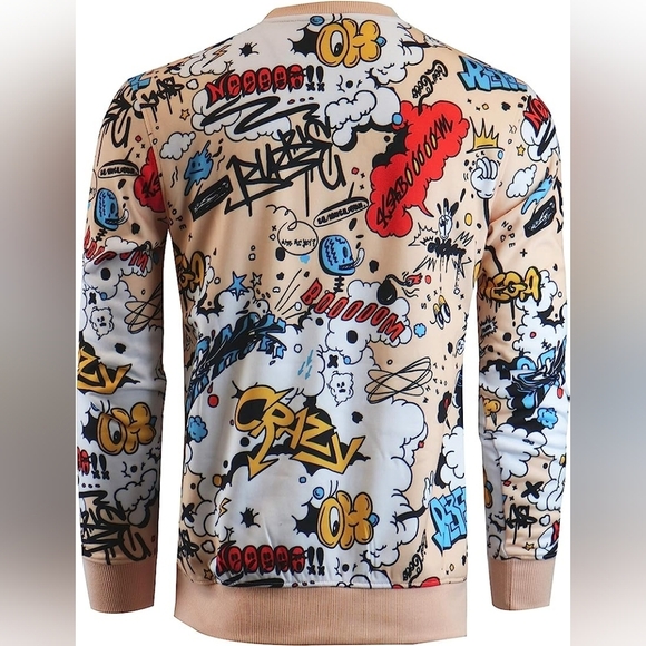 New Mens Live Graffiti Artist Fleece Sweater Multiple Sizes - Picture 4 of 4